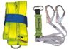 SAFETY HARNESS DOUBLE LANYARDS WITH SHOCK ABSORBER