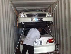 Car Stuffing in container from dubai from BURHANI OASIS ENTERPRISE LLC