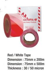 TIGER TAPE/ SAFETY TAPE RED & WHITE  from SAFELAND TRADING L.L.C