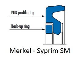 Merkel U-Ring Syprim SM from SPECTRUM HYDRAULICS TRADING FZC