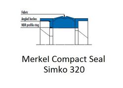Merkel Compact Seal Simko 320 x 2