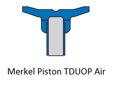 Merkel Complete Piston TDUOP -Venting Passages