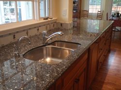 Cleaning the countertops from ALLERX CLEANING SERVICES L.L.C
