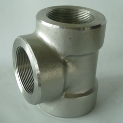 Stainless Steel 316L Class 6000 Forged Tee from ROLEX FITTINGS INDIA PVT. LTD.