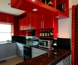 Red modern from ADRIATIC KITCHENS