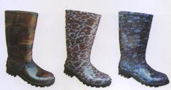 Safety Gum Boots (Commando, Tiger, Flower)