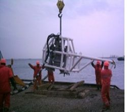 SUBMERSIBLE PUMP FOR OFFSHORE INSTALLATIONS