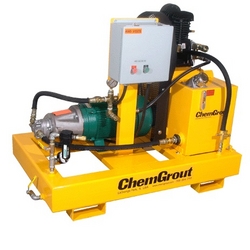 ELECTRIC DRIVEN HYDRAULIC POWERUNIT FOR GROUT PUMP