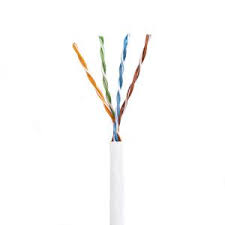 CAT 6 UTP 4 PAIR CABLES PVC SHEATH WHITE AMP from SIS TECH GENERAL TRADING LLC