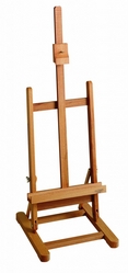 WOODEN TABLE OR DISPLAY  EASELS