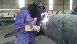 Welding (Pipe Line) from AL RAWAYS TENTS & CAR PARKING SUNSHADES