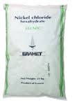 NICKEL CHLORIDE 25 KG BAG from AL TAHER CHEMICALS TRADING LLC.
