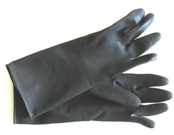 BLACK RUBBER GLOVES from EXCEL TRADING UAE