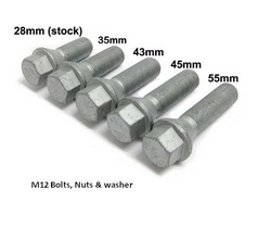 M12 Bolts, Nuts and Washer