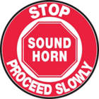 ACCUFORM SIGNS Floor Sign Stop Sound in uae