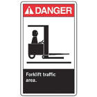 ACCUFORM SIGNS Forklift Traffic Area Sign in uae