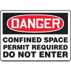 ACCUFORM SIGNS Confined Space Entry By Permit Only