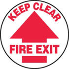 ACCUFORM SIGNS Keep Clear Fire Exit Sign in uae
