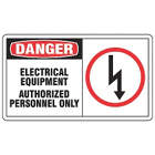 ACCUFORM SIGNS Electrical Equipment Autho Personal