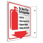 ACCUFORM SIGNS To use Fire Extingui-Pull Pin Sign