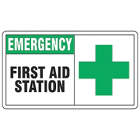 ACCUFORM SIGNS Emergency First Aid Station Sign 