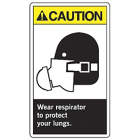 ACCUFORM SIGNS Wear Respirator To Protect Your Lun from WORLD WIDE DISTRIBUTION FZE