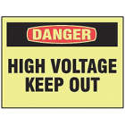 ACCUFORM SIGNS High Voltage Keep Out Sign in uae from WORLD WIDE DISTRIBUTION FZE