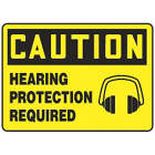 ACCUFORM SIGNS Hearing Protection Required in UAE from WORLD WIDE DISTRIBUTION FZE