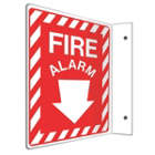 ACCUFORM SIGNS Fire Alarm Arrow Down Sign in uae