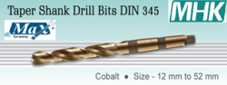 Taper Shank Drill Bits DIN 345 Cobalt