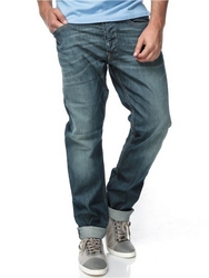Diesel Straight Fit Braddom Jeans For Men - Blue,  from FINECO GENERAL TRADING LLC UAE