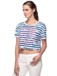 Levi's Loose Fit Short Sleeve Crop Top For Women -