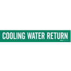 BRADY Cooling Water Return Pipe Marker in uae