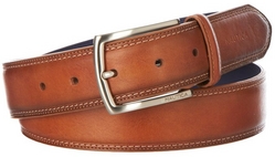 Nautica Mens Leather Feather Edge Belt from FINECO GENERAL TRADING LLC UAE