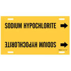 BRADY Sodium Hypochlorite Pipe Marker in uae