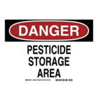 BRADY Pesticide Storage Area Sign in uae