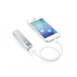 aluminum power bank with 2600 mAh capacity from ZAA PROMOTION GIFTS TRADING LLC