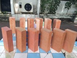 Red constructive bricks in uae