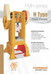 Steel Body H Type Power Press