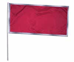FLAG WITH WOODEN POLE from ADEX INTL