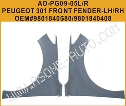 AsOne Front Fender For Peugeot 301 OEM=9801840580 from YANGZHOU ASONE IMPORT&EXPORT CO.,LTD.