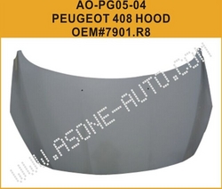 AsOne Hood/Bonnet For Peugeot 408 OEM=7901.R8