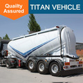 Tri-axle v type silo bulk cement tank semi trailer