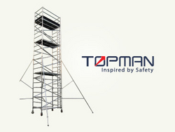 Aluminum Scaffolding Double Width Tower from AL BAWADI METAL INDUSTRIES LLC