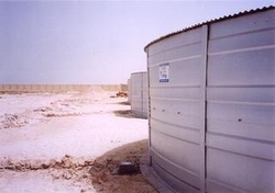 Tanks Providing Water For Labour Camp UAE from SKYSPAN BUILDING MATERIALS