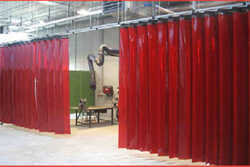 Welding Curtains Red 