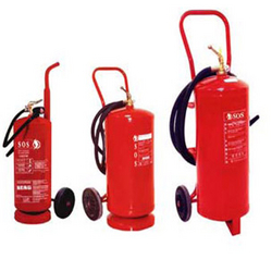 Dry Powder Fire Extinguisher Trolley Type UAE
