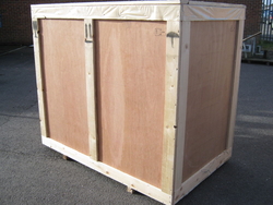 Wooden packing crates