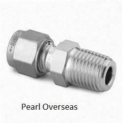  SS Male Connector from PEARL OVERSEAS