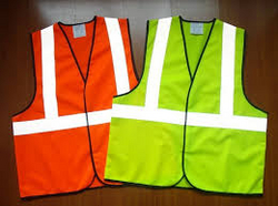 safety Jacket Fabric Orange & Yellow from BUILDING MATERIALS TRADING